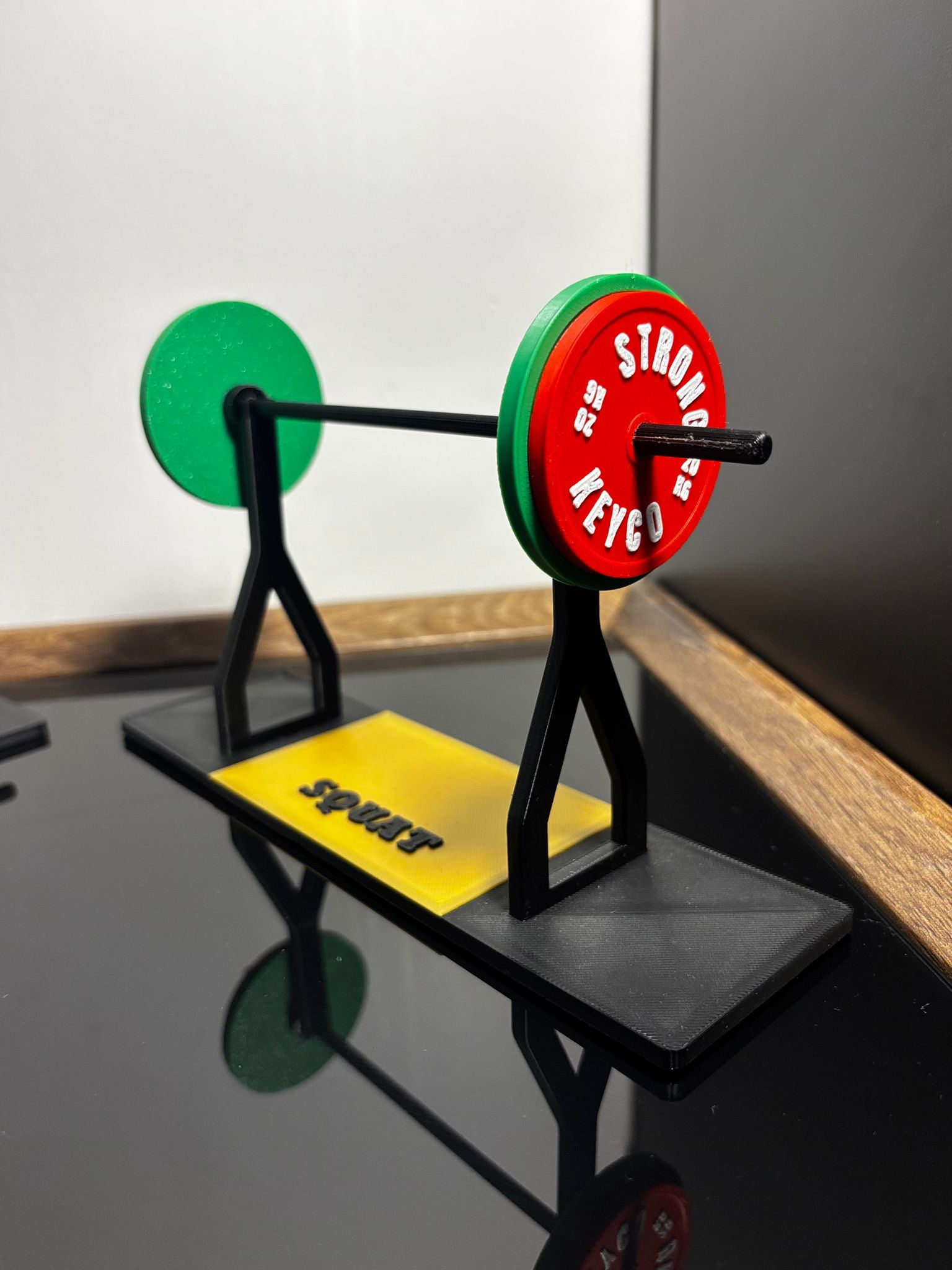 FITNESS TEMALI DEKORATİF SQUAT - STRONGKEYO PREMIUM SERIES