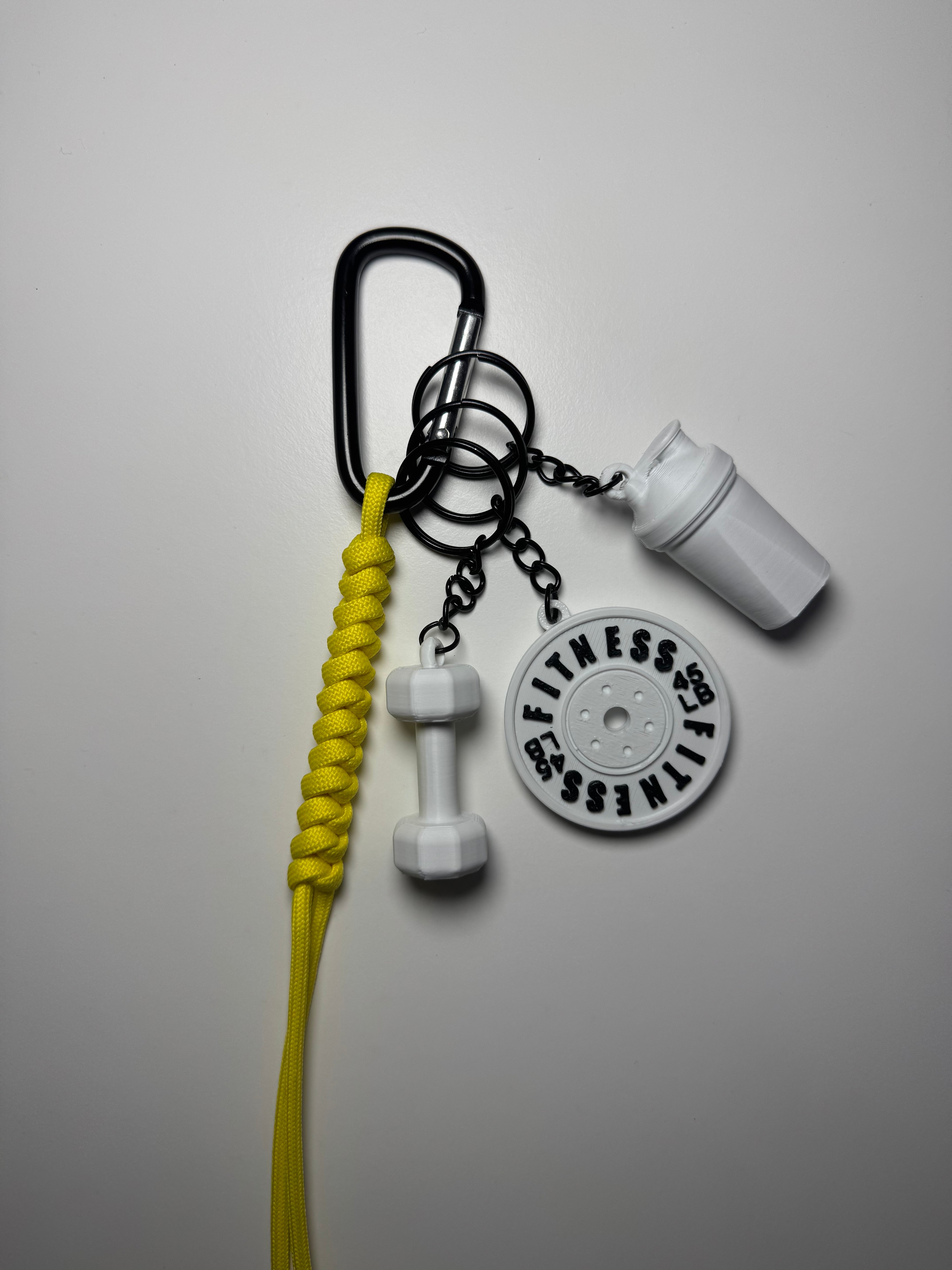 STRONGKEYCO Özel Tasarım Fitness Çanta Aksesuarı Anahtarlık WT2