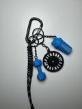 STRONGKEYCO Özel Tasarım Fitness Çanta Aksesuarı Anahtarlık BLU1