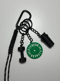 STRONGKEYCO Özel Tasarım Fitness Çanta Aksesuarı Anahtarlık GREBL4