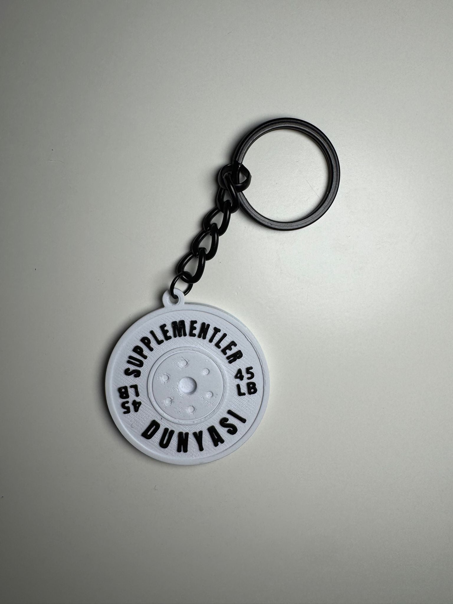 Markalara Özel Tekli Logolu Fitness Anahtarlık-çanta aksesuarı | Spor Salonu & Supplement Firmalarına Özel Tasarım