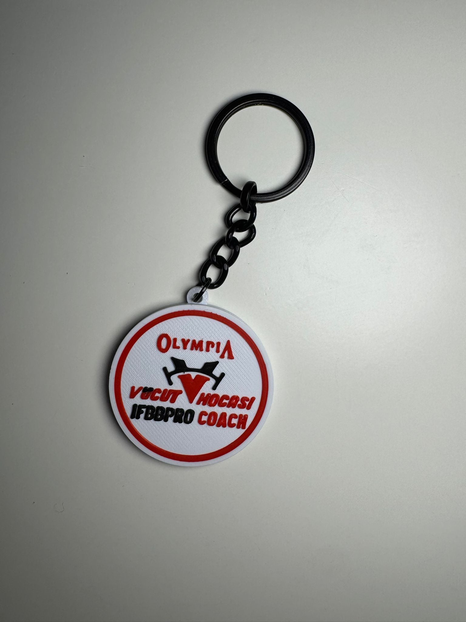 Markalara Özel Tekli Logolu Fitness Anahtarlık-çanta aksesuarı | Spor Salonu & Supplement Firmalarına Özel Tasarım