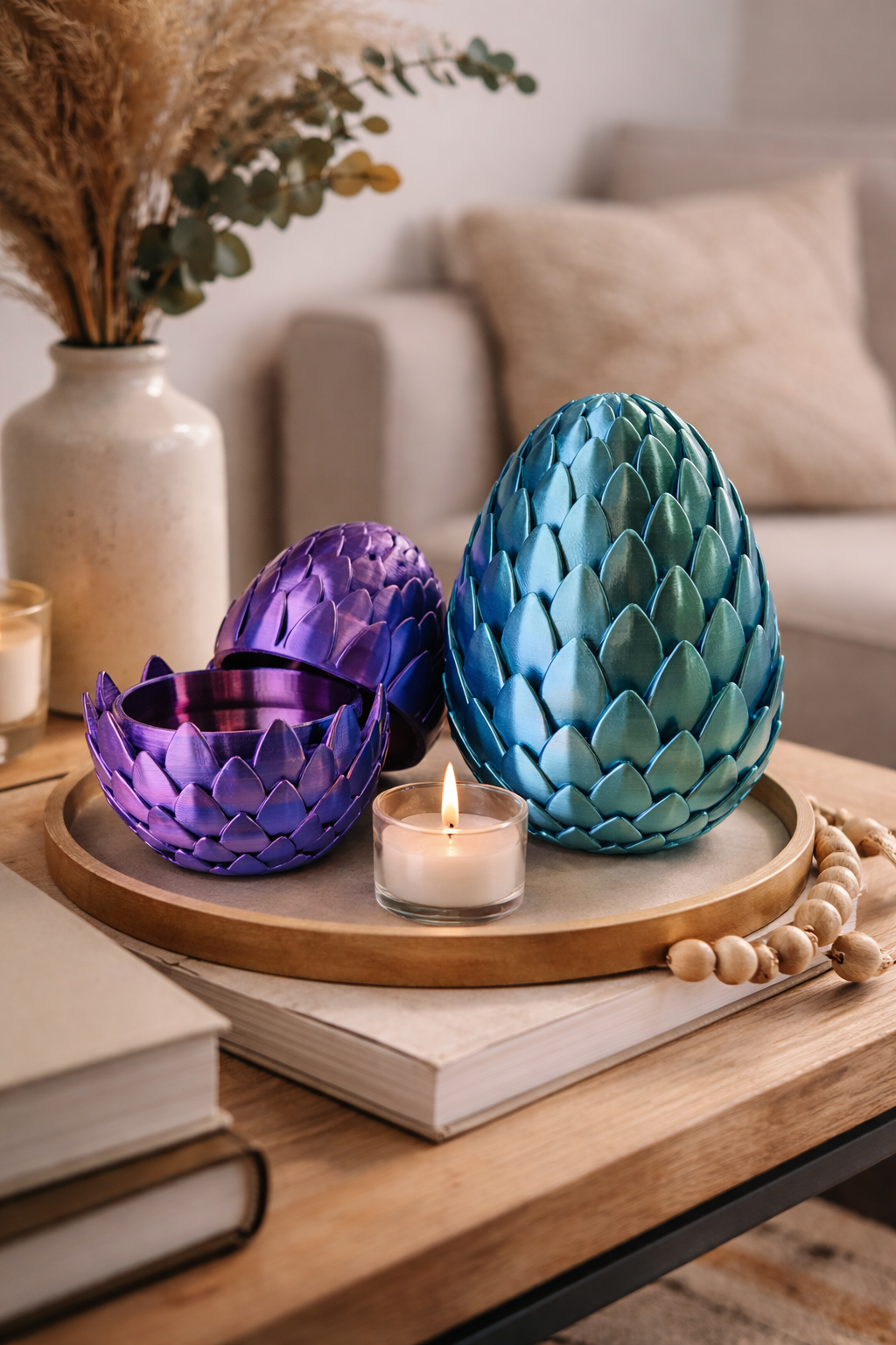 EJDERHA YUMURTASI DEKORATIF  OBJE