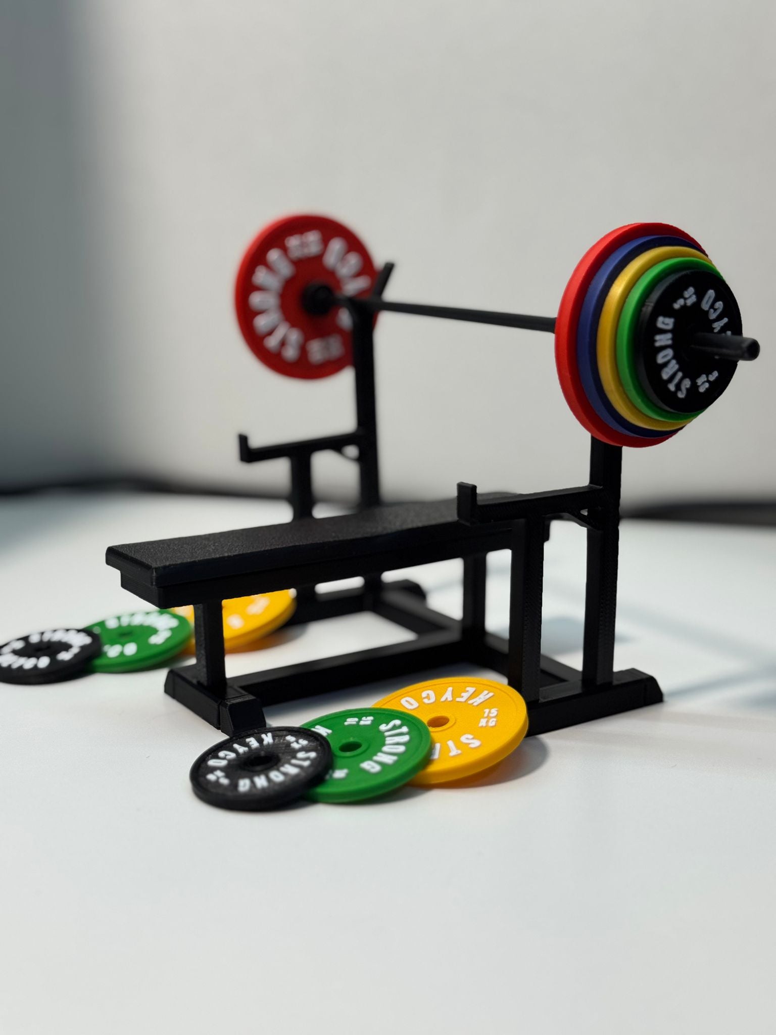 FITNESS TEMALI DEKORATİF BENCH PRESS - STRONGKEYCO PREMIUM SERIES