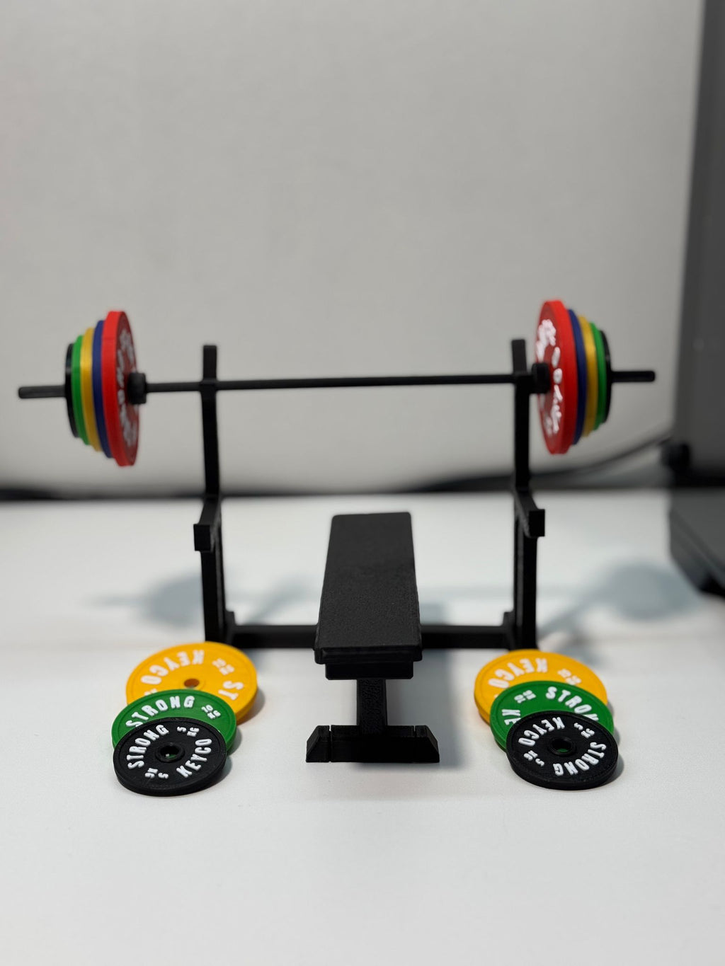 FITNESS TEMALI DEKORATİF BENCH PRESS - STRONGKEYCO PREMIUM SERIES